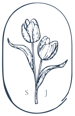 Simone Jansen floral logo
