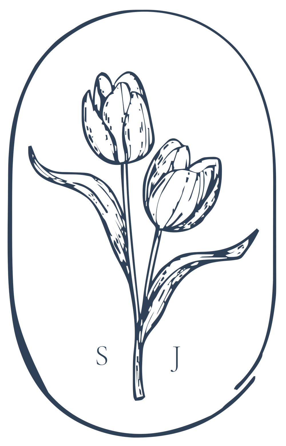 Simone Jansen floral logo